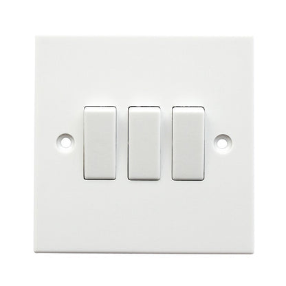 Jegs 3-Gang 2-Way Wall Switch