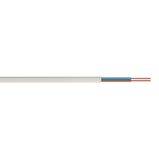 Jegs Cable Round White 0.5mm 2-Core