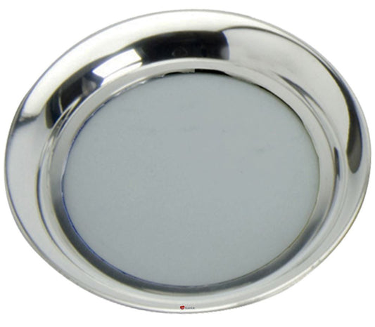 Crystal 7" Smoked Glass Tray