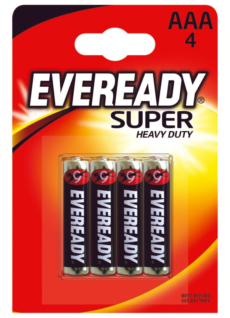 Eveready Super Heavy Duty Batteries