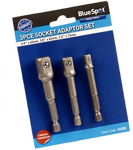 Blue Spot Socket Adaptor Set 3 Piece