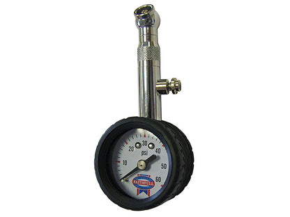 Faithfull Tyre Pressure Dial Gauge 60PSI
