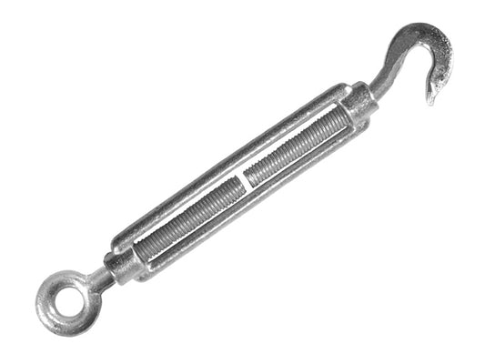Faithfull Straining Screw Hook and Eye Galvanised M10