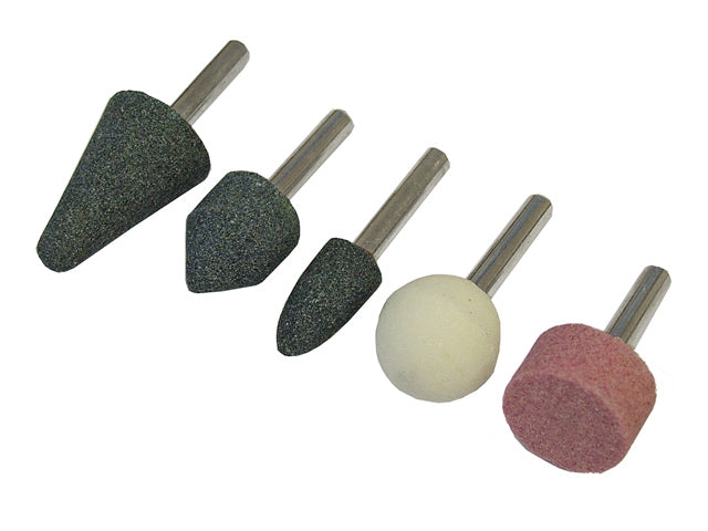 Faithfull Mini Mounted Grinding Stone Set - 5 Piece