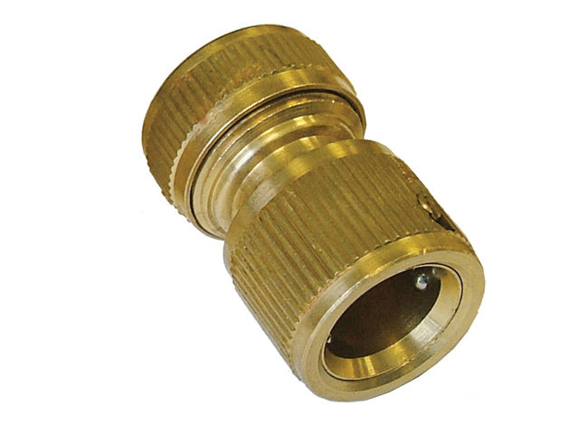 Faithfull Brass Female Water Stop Connector 1/2"