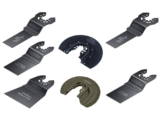 Faithfull Multi-Function Tool Blade 7 Piece Set