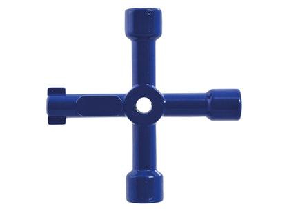 Faithfull 4 Way Services Utility Meter Key