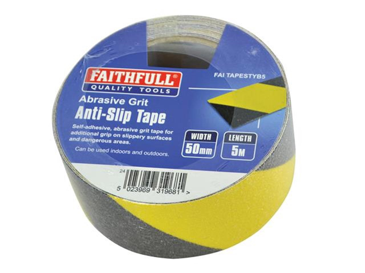 Faithfull Anti-Slip Tape 50mm x 5 Metre