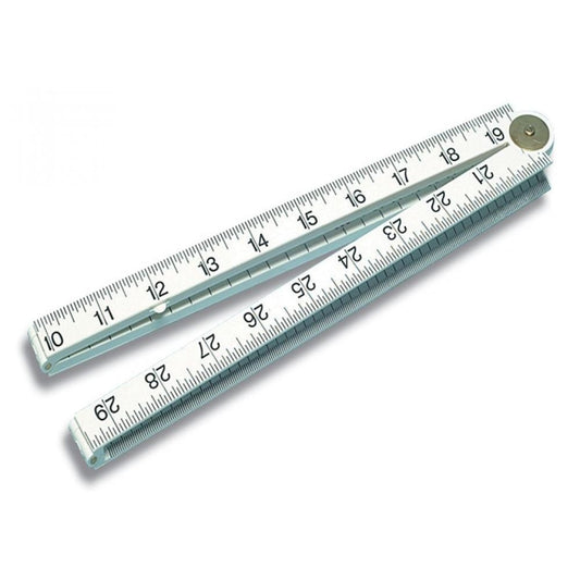Fisco White Nylon Rule 1m/39"