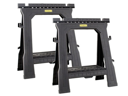 Stanley Folding Saw Horse Twin Pack