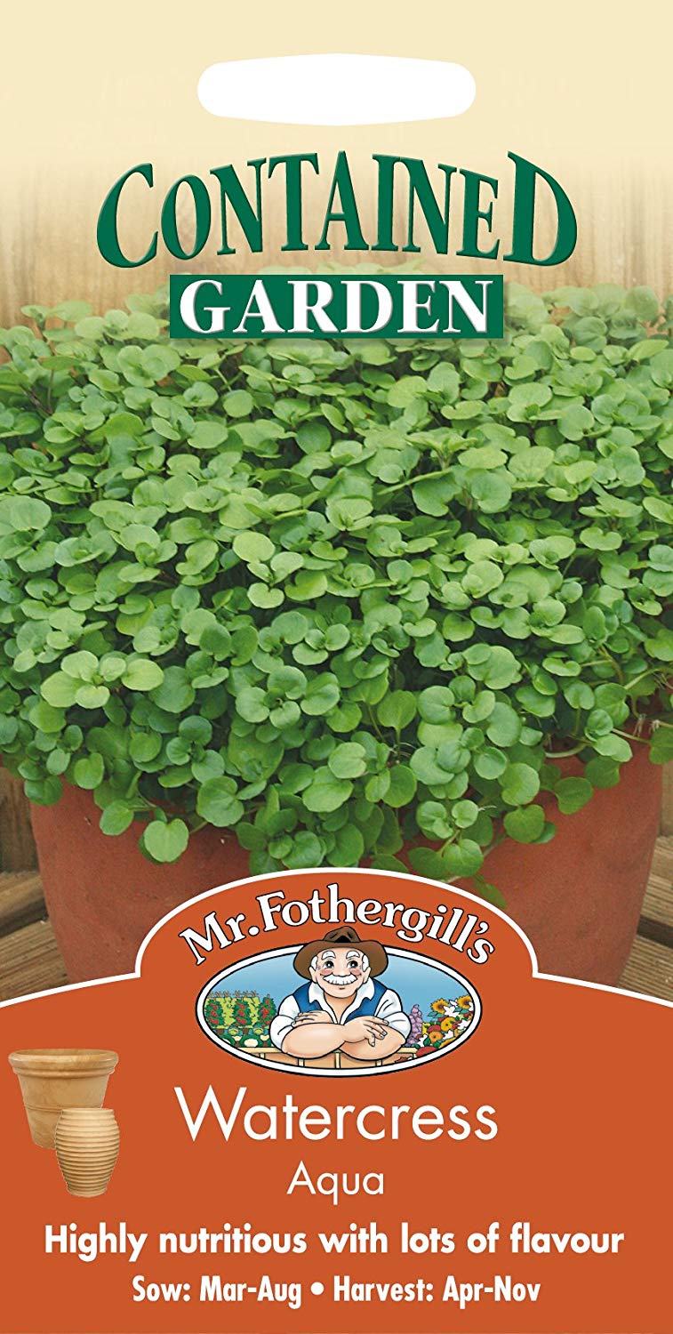 Mr.Fothergill's Watercress Aqua Salad Leaves Seeds