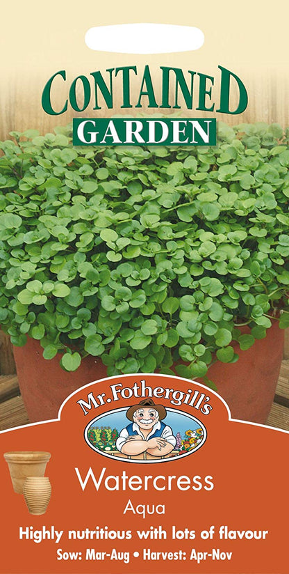 Mr.Fothergill's Watercress Aqua Salad Leaves Seeds