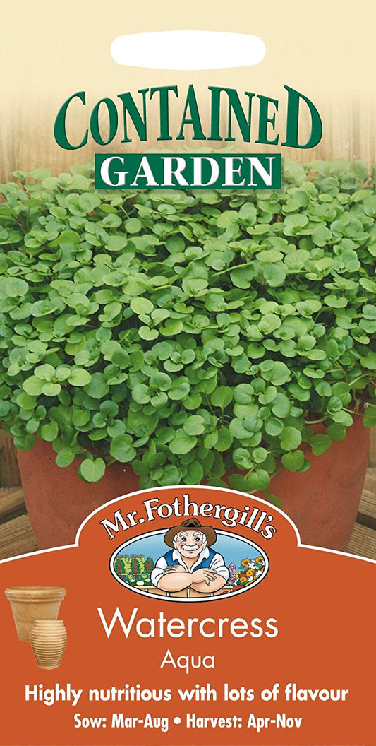 Mr.Fothergill's Watercress Aqua Salad Leaves Seeds