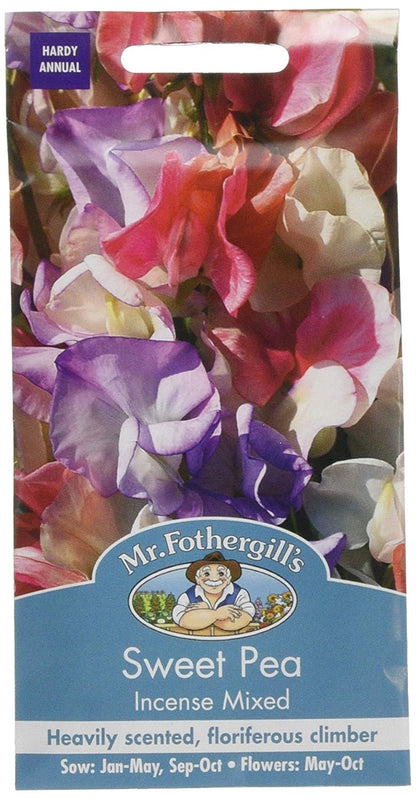 Mr.Fothergill's Sweet Pea Incense Mixed Flower Seeds