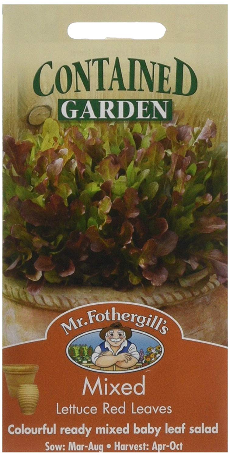Mr.Fothergill's Lettuce Mixed Red Salad Leaf Seeds