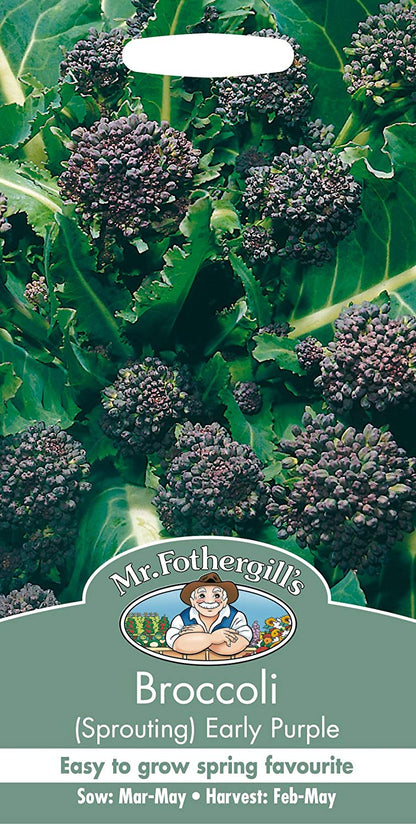 Mr.Fothergill's Broccoli Early Purple Sprouting Seeds