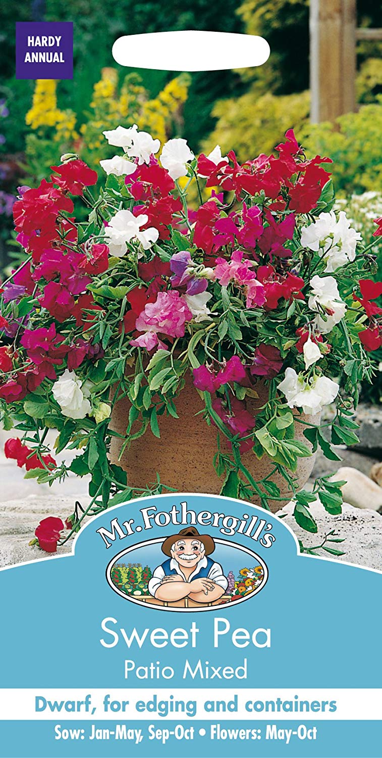 Mr.Fothergill's Sweet Pea Patio Mixed Flower Seeds