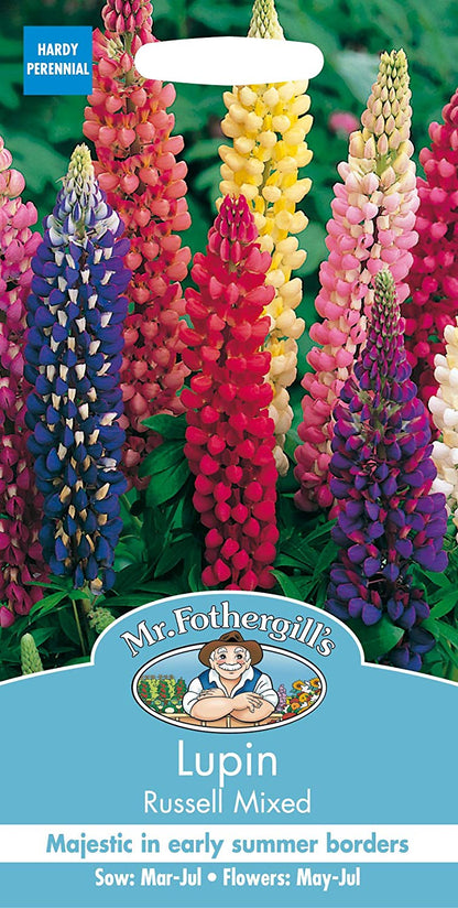 Mr.Fothergill's Lupin Russell Mixed Flower Seeds