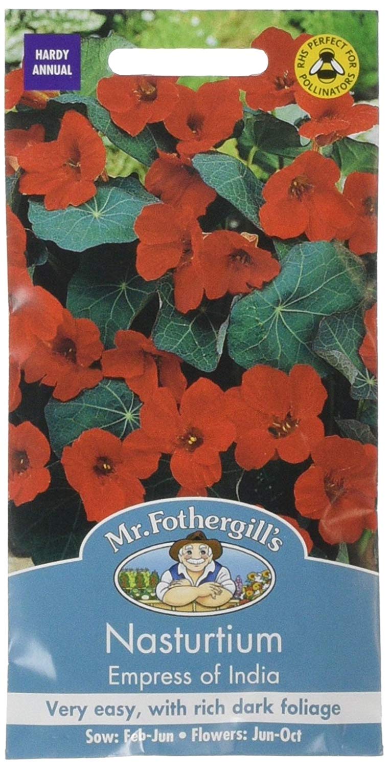 Mr.Fothergill's Nasturtium Empress Of India Flower Seeds