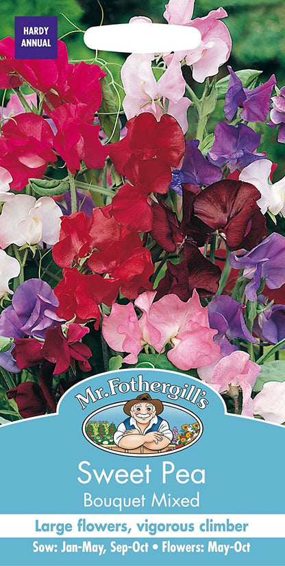 Mr.Fothergill's Sweet Pea Bouquet Mixed Flower Seeds