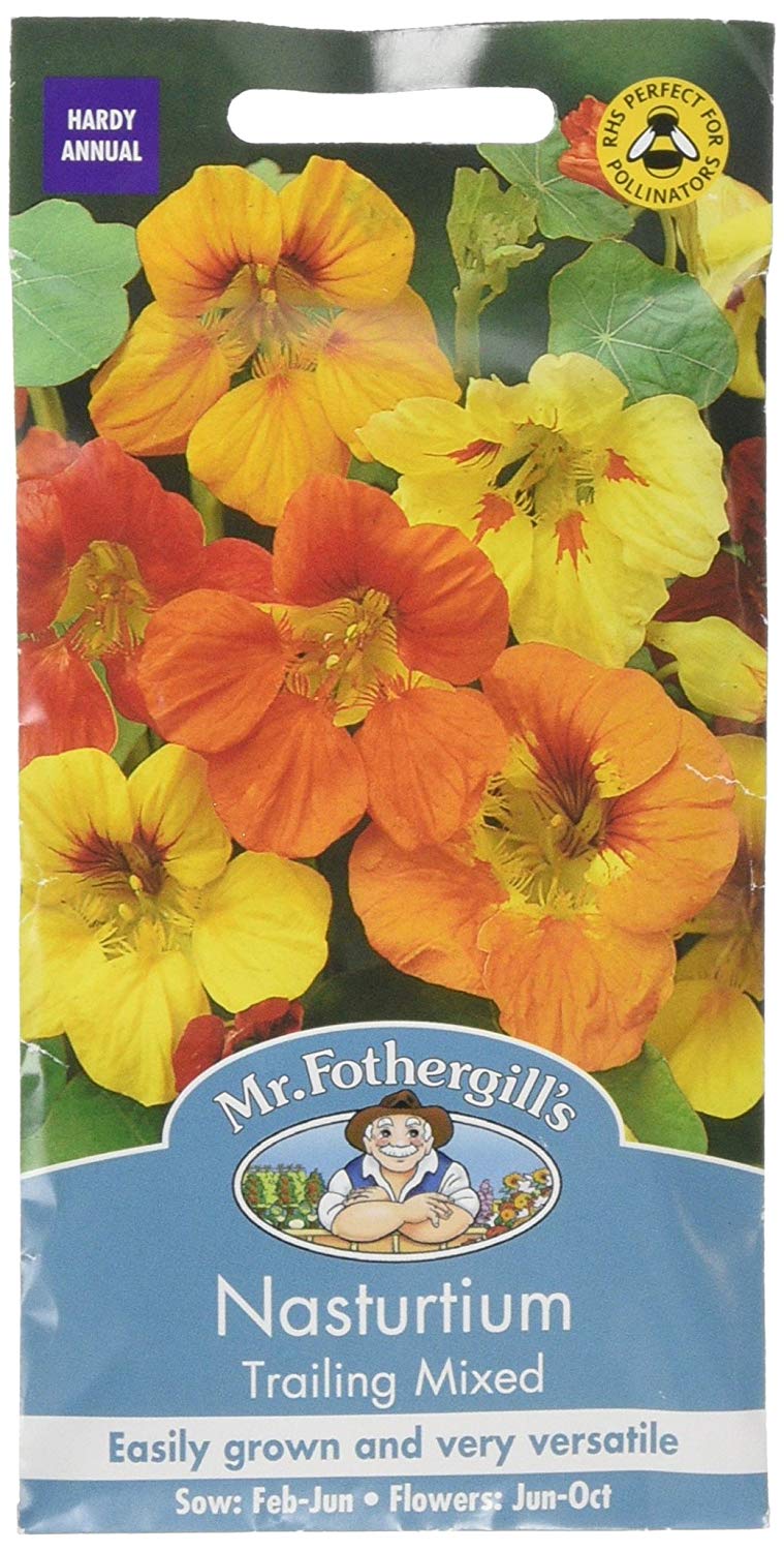 Mr.Fothergill's Nasturtium Trailing Mixed Flower Seeds