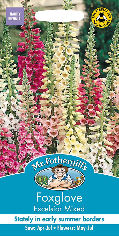 Mr.Fothergill's Foxglove Excelsior Mixed Flower Seeds