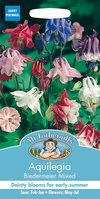 Mr.Fothergill's Aquilegia Biedermeier Mixed Flower Seeds