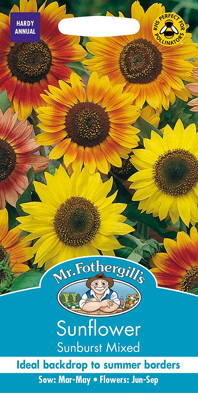 Mr.Fothergill's Sunflower Sunburst Mixed Flower Seeds
