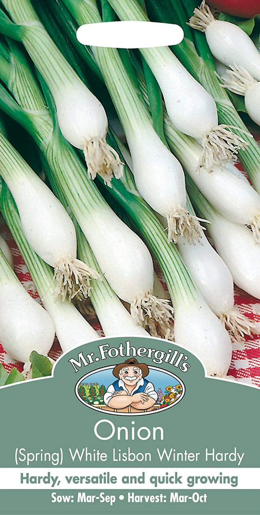 Mr.Fothergill's Spring Onion White Winter Hardy Seeds