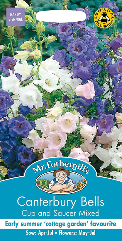 Mr.Fothergill's Canterbury Bells Mixed Flower Seeds
