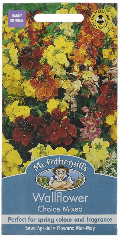 Mr.Fothergill's Wallflower Choice Mixed Flower Seeds