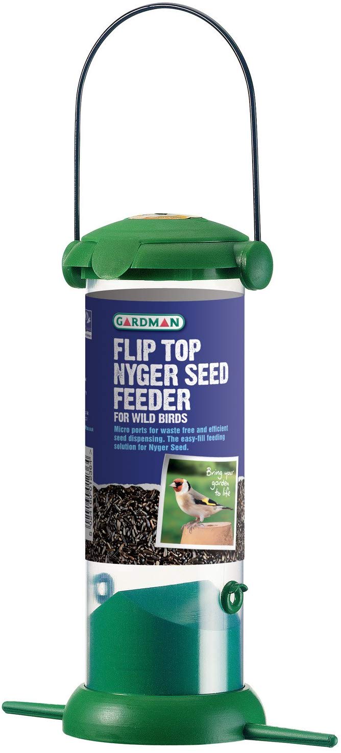 Gardman Small Flip Top Nyger Seed Feeder