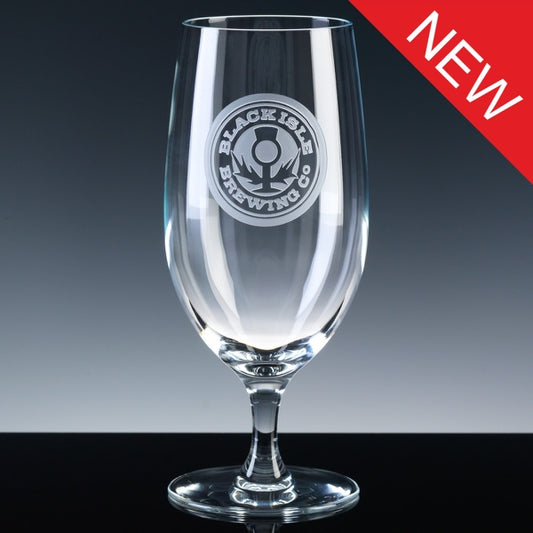 Crystal 16oz Continental Stemmed Beer Glass