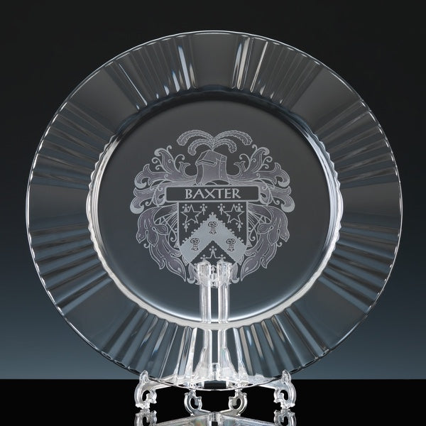 Crystal Barocco 12" Star Plate