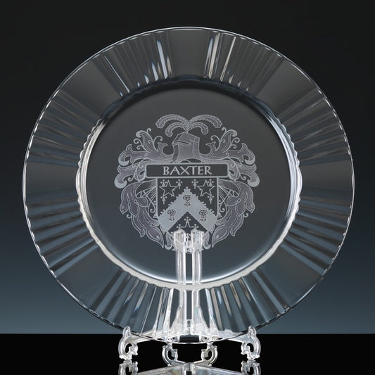 Crystal Barocco 12" Star Plate