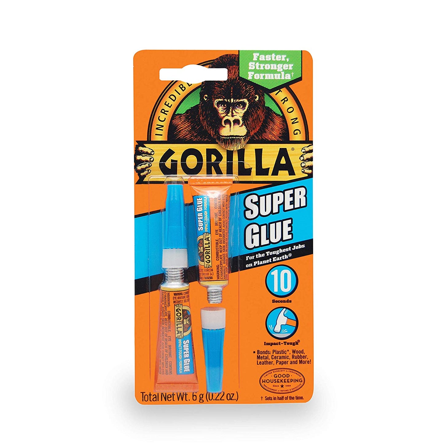 Gorilla Super Glue Tube 2 x 3g