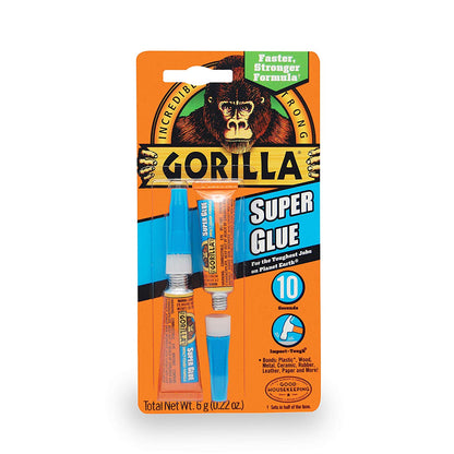Gorilla Super Glue Tube 2 x 3g