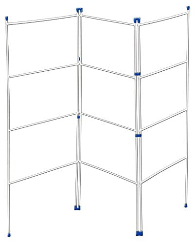 SupaHome 3-Fold 4-Bar Airer Stainless-Steel Silver
