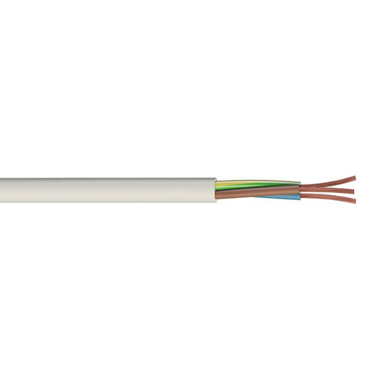 Jegs 2.5mm 3-Core White Flex