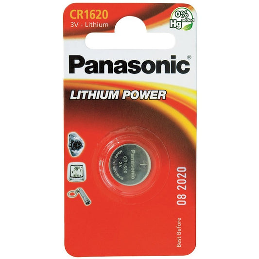Panasonic Panasonic Cr1620 Cd1 3V 16mm x 2.0 Lithium Battery