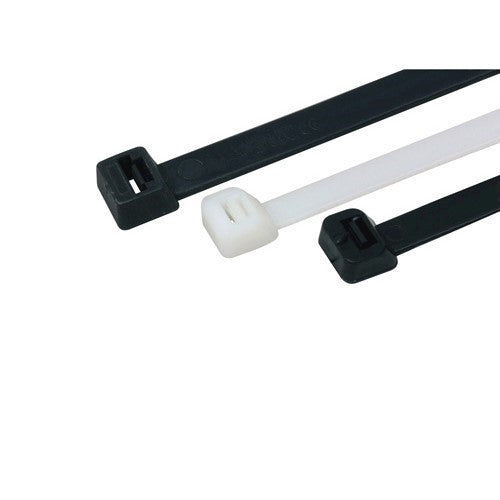 Jegs 530mm x 7.8mm Cable Ties Black
