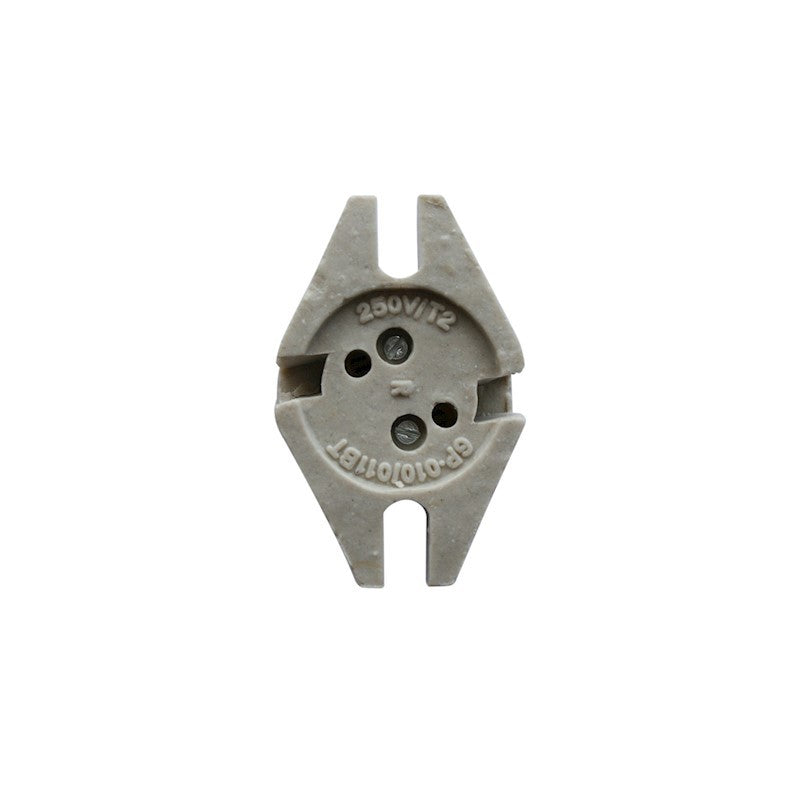 Porcelain Lamp Holder BC Side Fixing