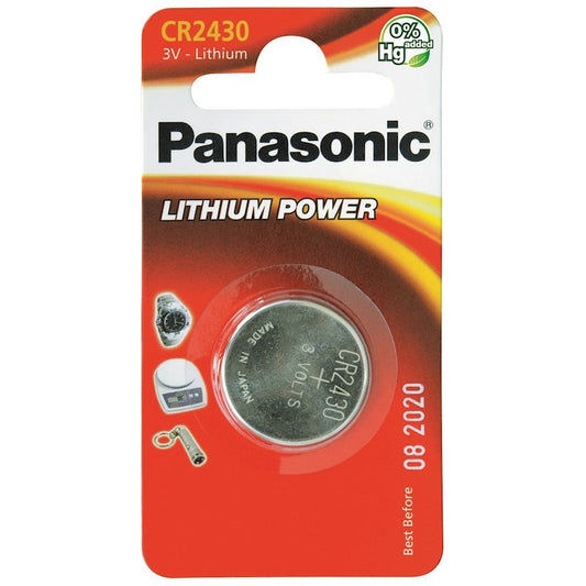 Panasonic Panasonic Cr2430 Cd1 3V 24.5 x 3mm Lithium Battery