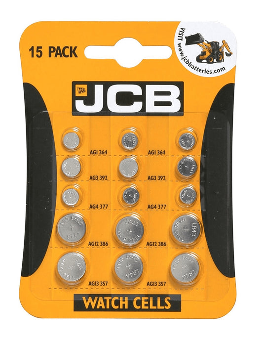 JCB Assorted Batteries Pack 15