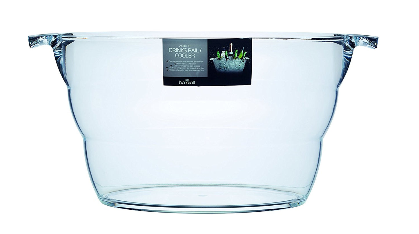 Barcraft Barcraft Acrylic Large Oval Drinks Pail/Cooler