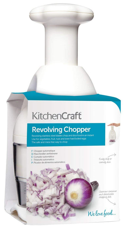 KitchenCraft Food Chopper with Revolving Blade