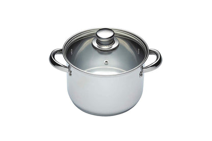 KitchenCraft 3-Tier Food Steamer Pan/Stock Pot Stainless Steel - 18cm