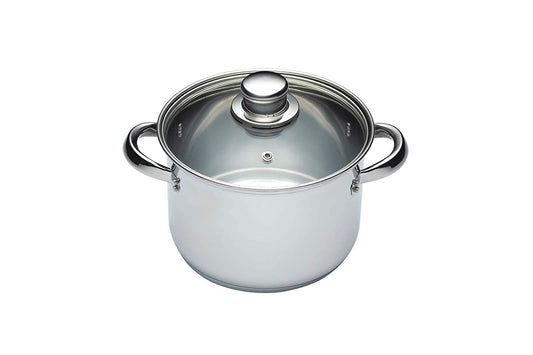 KitchenCraft 3-Tier Food Steamer Pan/Stock Pot Stainless Steel - 18cm