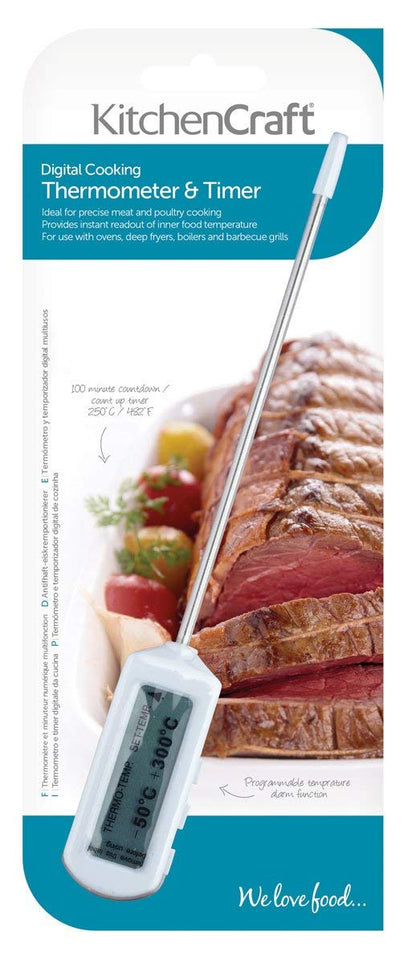 KitchenCraft Electronic Digital Thermometer and Timer