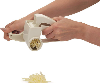 KitchenCraft Multi-Purpose Rotary Grater with 3 Interchangeable Blades